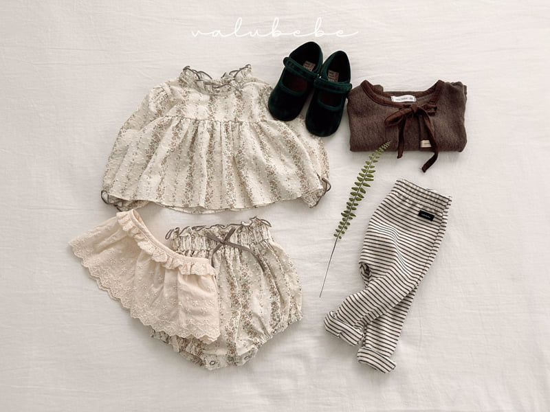 Valu Bebe - Korean Baby Fashion - #babyboutique - Bello Frill Blouse (Bebe) - 6