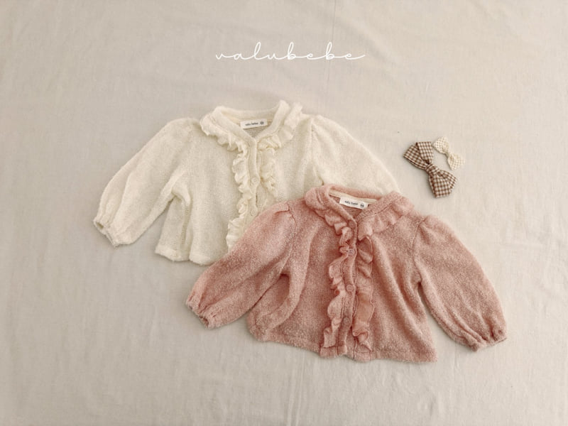 Valu Bebe - Korean Baby Fashion - #babyboutique - Jane Frill Cardigan (Bebe)