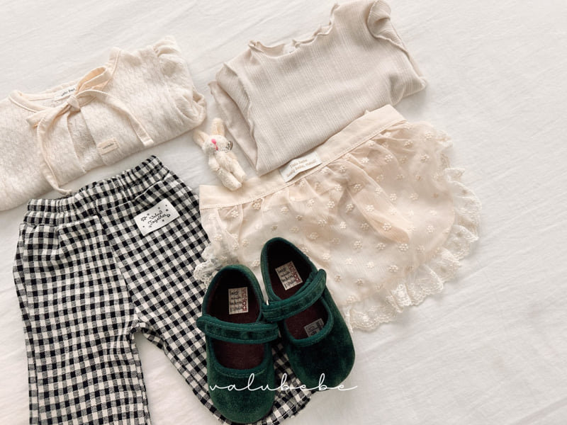 Valu Bebe - Korean Baby Fashion - #babyboutique - Frill Bootcut Pants (Bebe) - 11