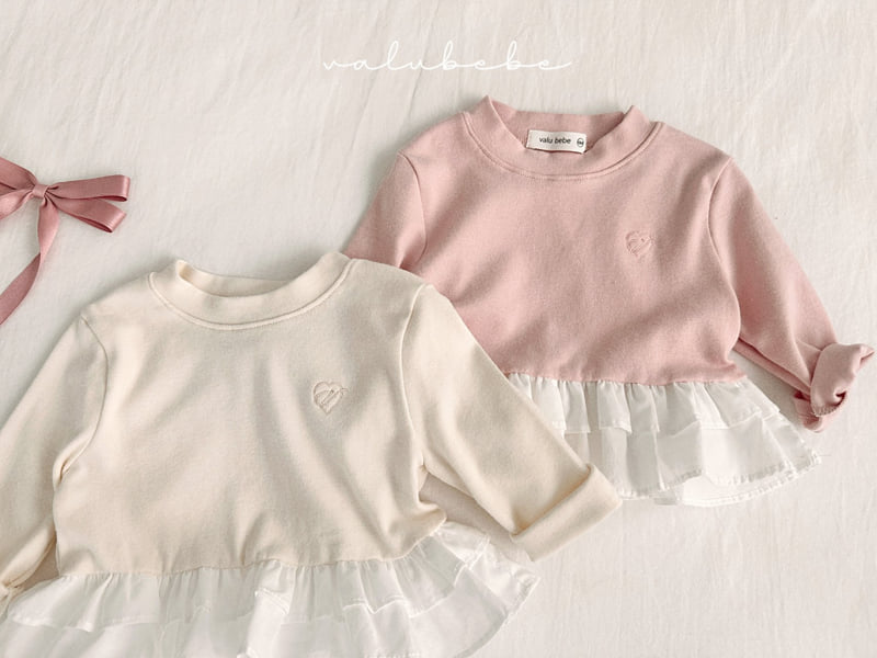 Valu Bebe - Korean Baby Fashion - #babyboutique - Shirring Layered Tee (Bebe) - 10