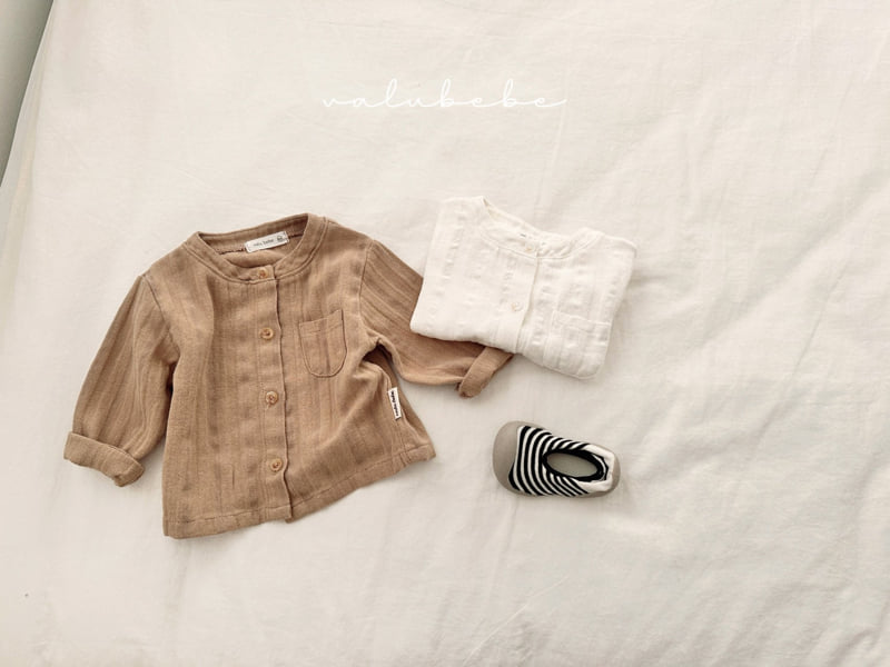 Valu Bebe - Korean Baby Fashion - #babyboutiqueclothing - Two-Way Henley Neck Shirt (Bebe) - 7