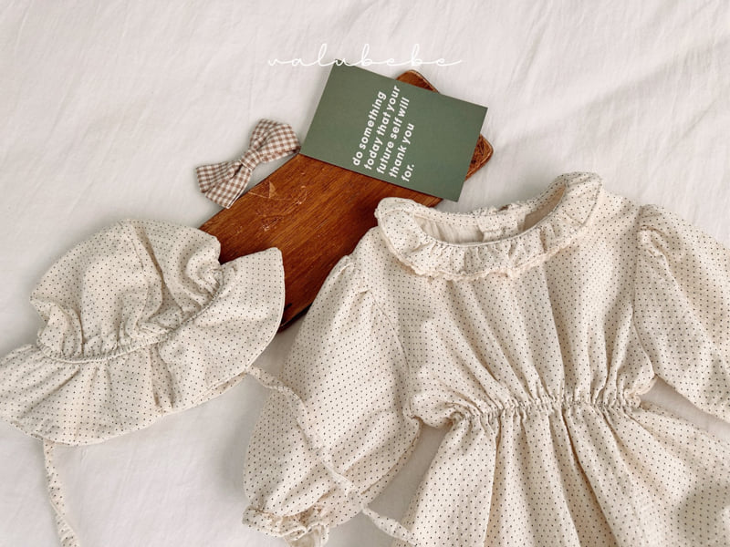 Valu Bebe - Korean Baby Fashion - #babyboutiqueclothing - Dot Frill Suit (Bebe) - 7