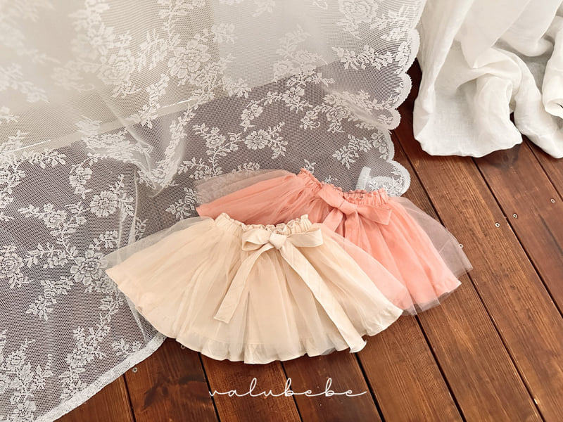 Valu Bebe - Korean Baby Fashion - #babyboutique - Ribbon Shasha Skirt (Bebe) - 4