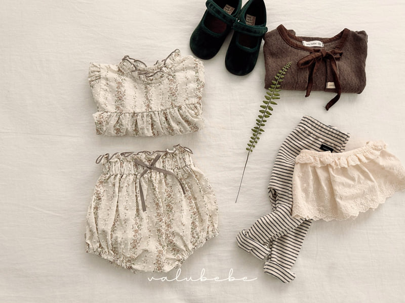 Valu Bebe - Korean Baby Fashion - #babyclothing - Stripe Leggings (Bebe) - 7