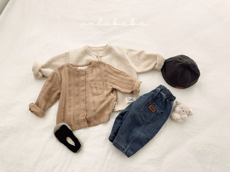 Valu Bebe - Korean Baby Fashion - #babyclothing - Two-Way Henley Neck Shirt (Bebe) - 8