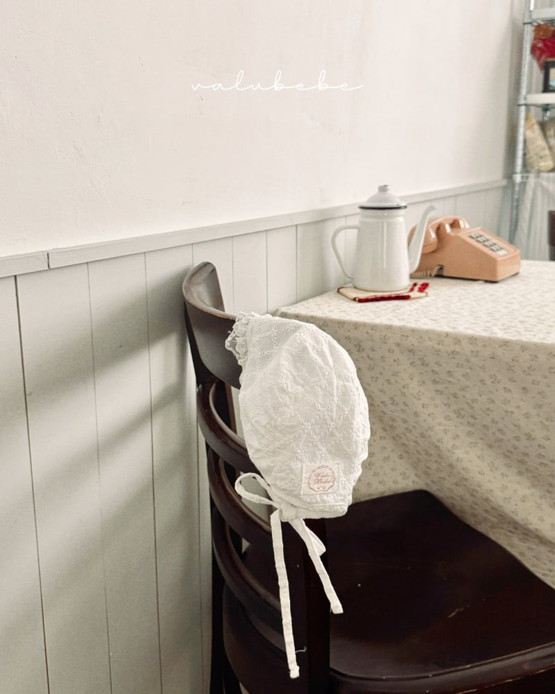 Valu Bebe - Korean Baby Fashion - #babyclothing - Frill Lace Bonnet Hat (Bebe)