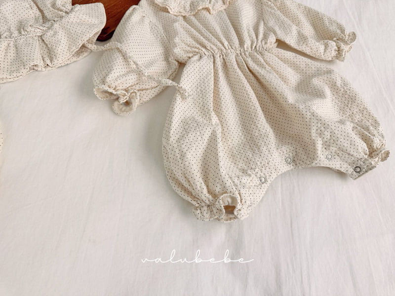 Valu Bebe - Korean Baby Fashion - #babyclothing - Dot Frill Suit (Bebe) - 8
