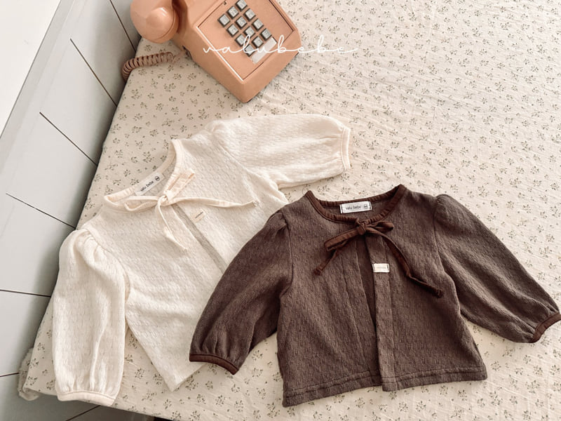 Valu Bebe - Korean Baby Fashion - #babyboutiqueclothing - Ribbon Knit Cardigan (Bebe) - 4