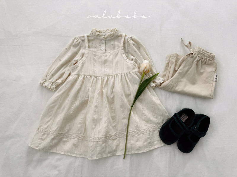 Valu Bebe - Korean Baby Fashion - #babyclothing - Bloom Frill Blouse (Bebe) - 5