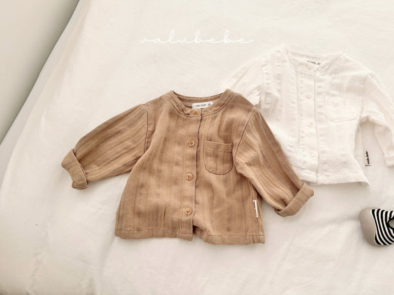 Valu Bebe - Korean Baby Fashion - #babyfashion - Two-Way Henley Neck Shirt (Bebe) - 9