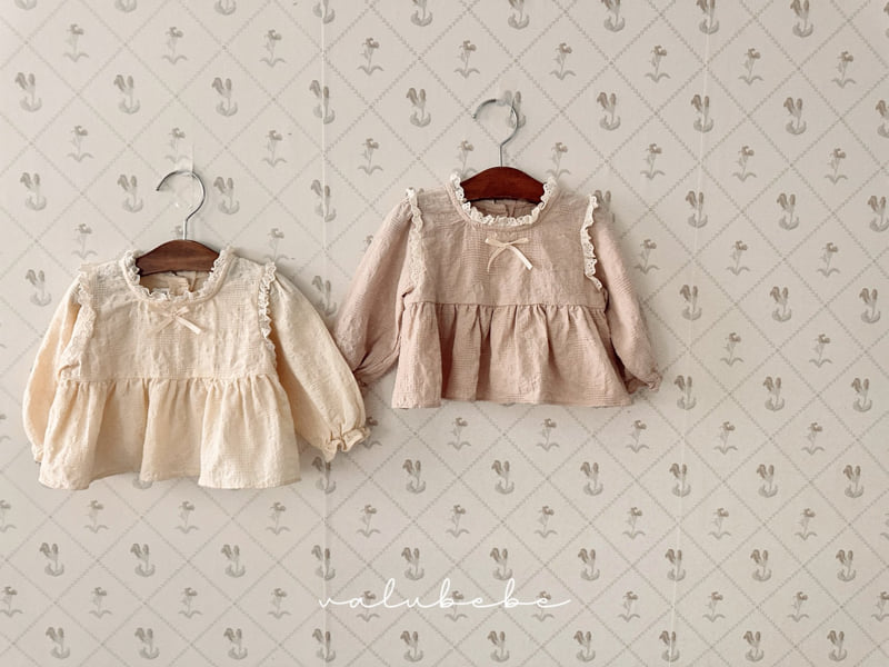 Valu Bebe - Korean Baby Fashion - #babyfashion - Coco Square Blouse (Bebe)