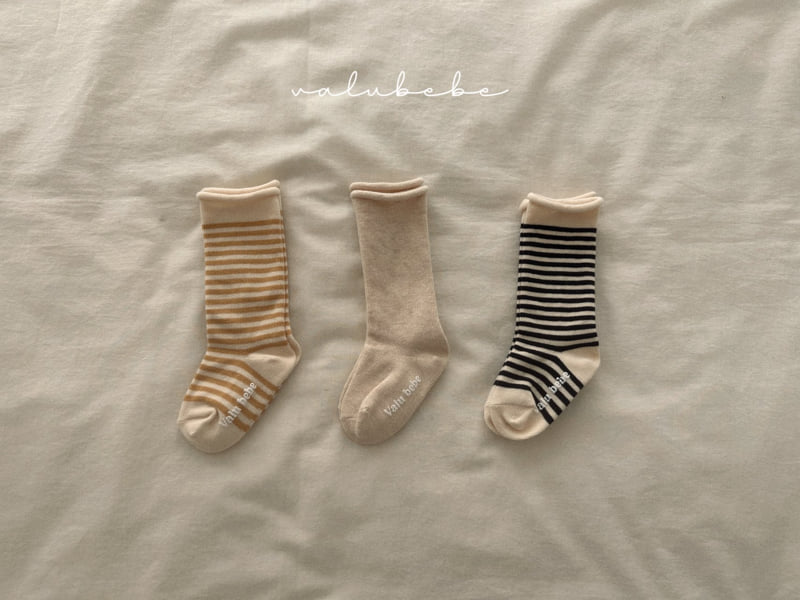 Valu Bebe - Korean Baby Fashion - #babyfashion - Sunny Combo Socks (Bebe)