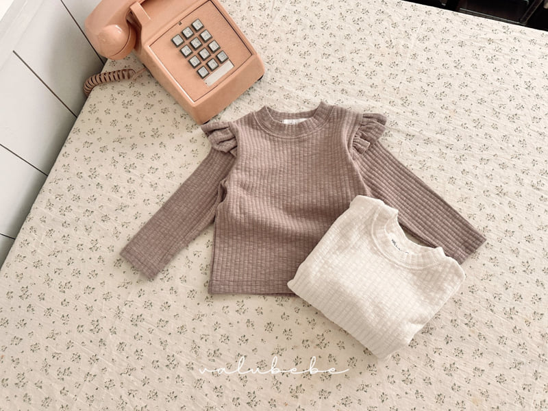 Valu Bebe - Korean Baby Fashion - #babyfever - Frill Wing Tee (Bebe) - 2