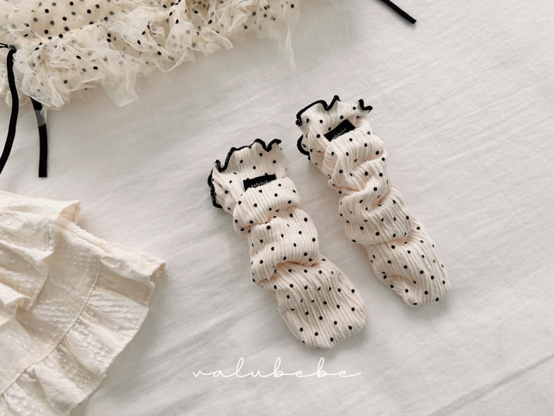 Valu Bebe - Korean Baby Fashion - #babyfever - Collar Roll-Up Socks (Bebe) - 8