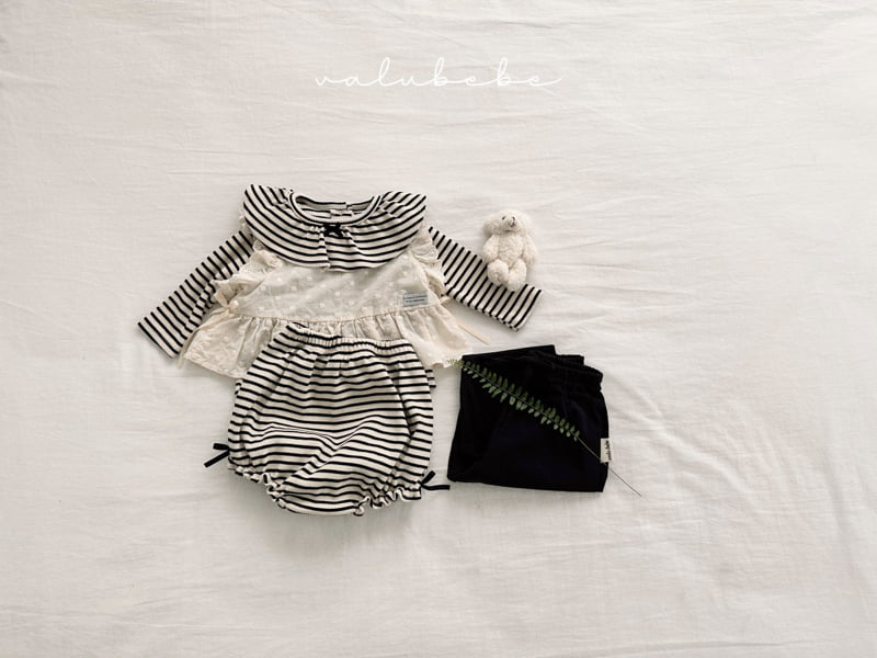 Valu Bebe - Korean Baby Fashion - #babyfever - Mini Ribbon Bloomer (Bebe) - 3