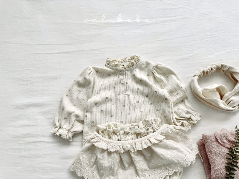 Valu Bebe - Korean Baby Fashion - #babyfever - Bloom Frill Blouse (Bebe) - 7