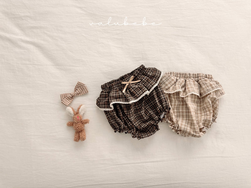 Valu Bebe - Korean Baby Fashion - #babyfashion - Petit Check Bloomer (Bebe) - 4