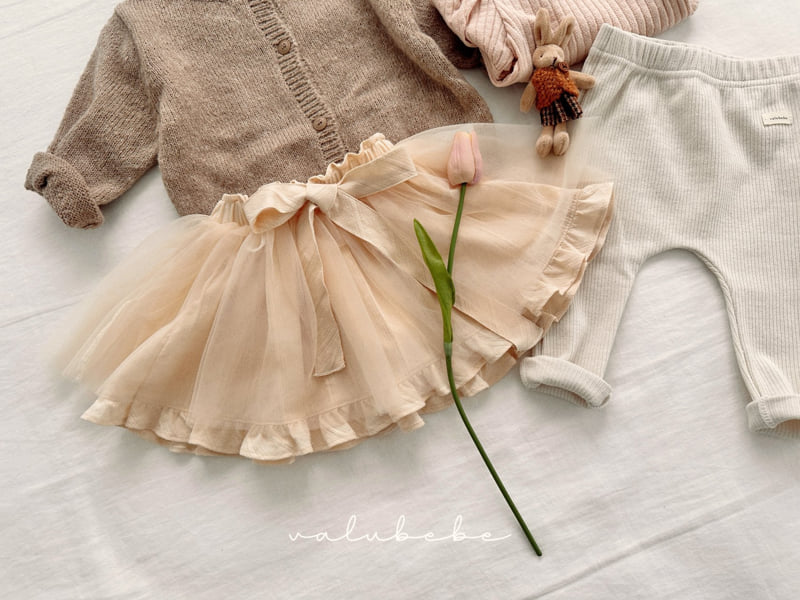 Valu Bebe - Korean Baby Fashion - #babygirlfashion - Ribbon Shasha Skirt (Bebe) - 8