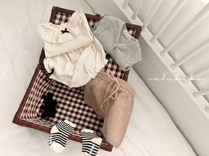 Valu Bebe - Korean Baby Fashion - #babygirlfashion - Moss Ribbed Cardigan (Bebe) - 5