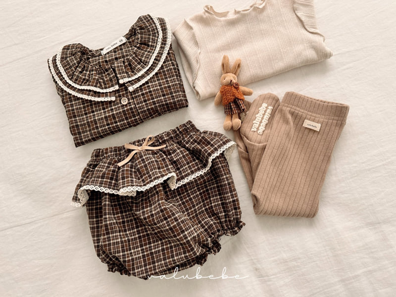 Valu Bebe - Korean Baby Fashion - #babygirlfashion - Petit Check Bloomer (Bebe) - 5