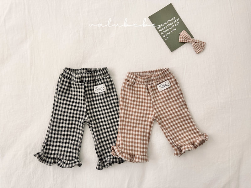 Valu Bebe - Korean Baby Fashion - #babygirlfashion - Frill Bootcut Pants (Bebe)