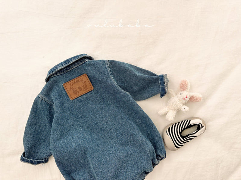 Valu Bebe - Korean Baby Fashion - #babylifestyle - Toto Denim Suit (Bebe) - 7
