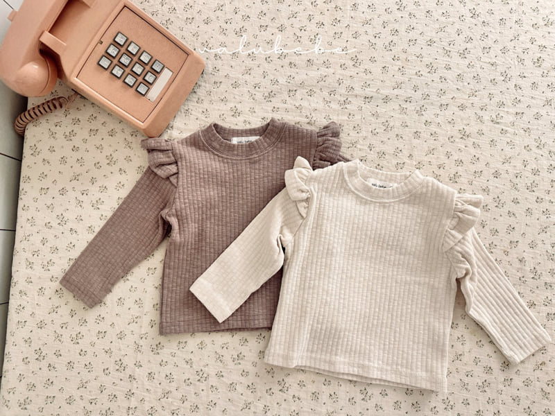 Valu Bebe - Korean Baby Fashion - #babygirlfashion - Frill Wing Tee (Bebe) - 4