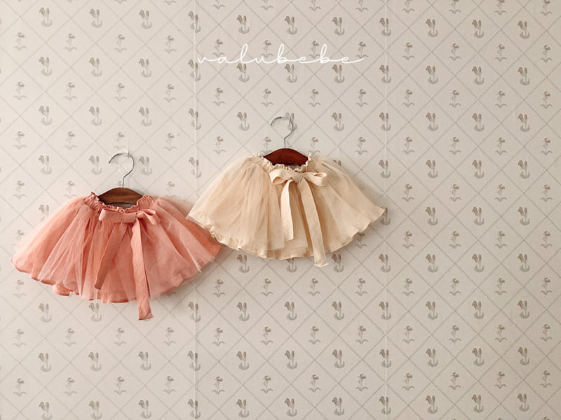 Valu Bebe - Korean Baby Fashion - #babylifestyle - Ribbon Shasha Skirt (Bebe) - 9