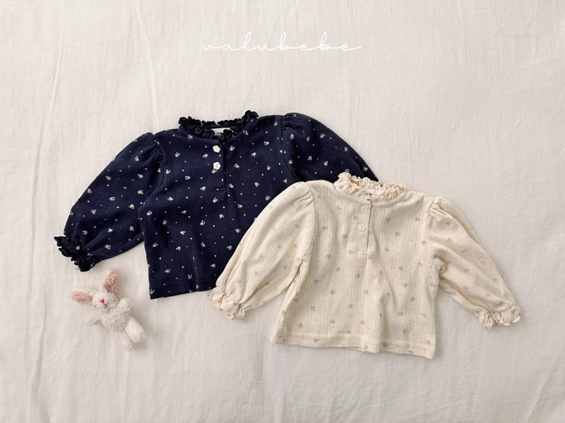 Valu Bebe - Korean Baby Fashion - #babylifestyle - Bloom Frill Blouse (Bebe) - 9