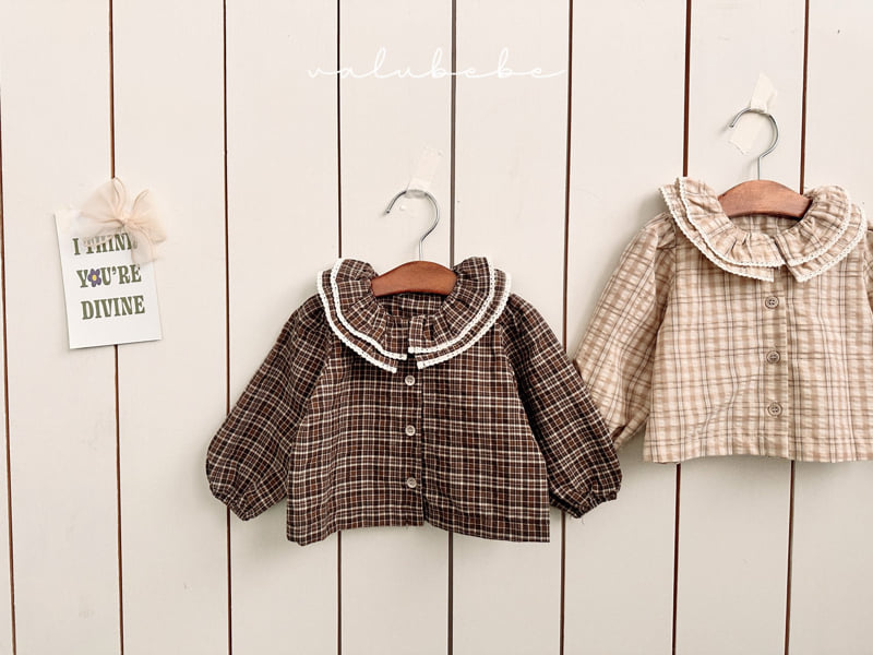 Valu Bebe - Korean Baby Fashion - #babylifestyle - Petit Check Blouse (Bebe) - 5