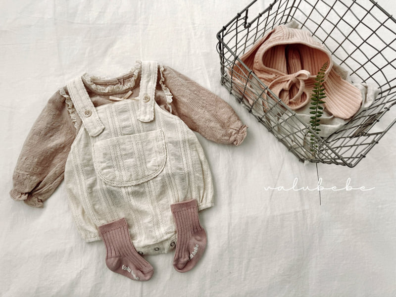 Valu Bebe - Korean Baby Fashion - #babyoninstagram - Lace Suspender Suit (Bebe) - 7