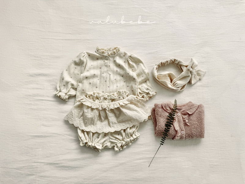 Valu Bebe - Korean Baby Fashion - #babyoninstagram - Jane Frill Cardigan (Bebe) - 9