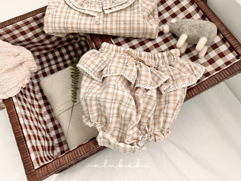 Valu Bebe - Korean Baby Fashion - #babyoninstagram - Petit Check Bloomer (Bebe) - 7