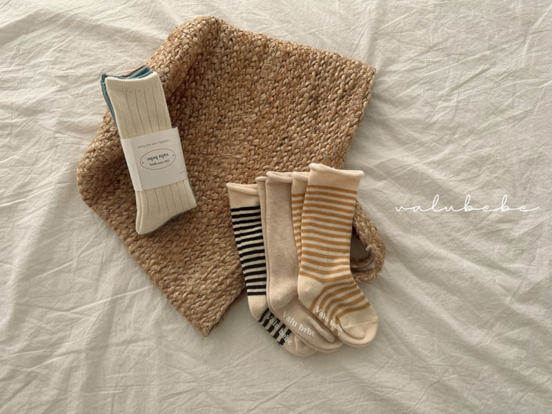 Valu Bebe - Korean Baby Fashion - #babyoninstagram - Sunny Combo Socks (Bebe) - 5