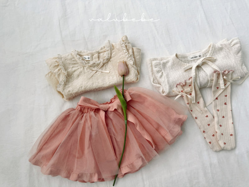 Valu Bebe - Korean Baby Fashion - #babyootd - Coco Square Blouse (Bebe) - 6