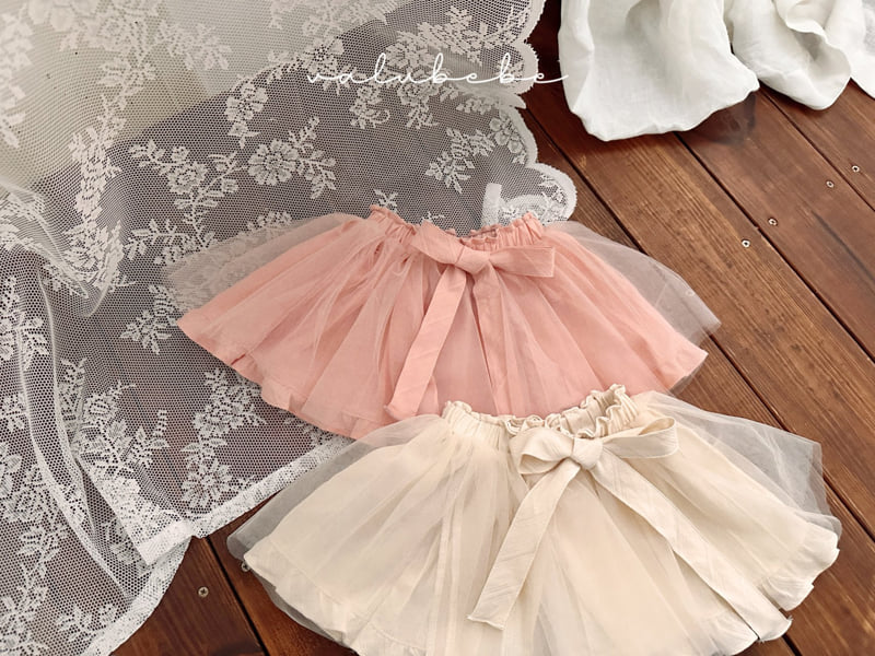 Valu Bebe - Korean Baby Fashion - #babyootd - Ribbon Shasha Skirt (Bebe) - 11