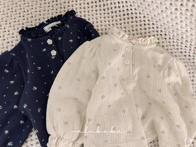 Valu Bebe - Korean Baby Fashion - #babyootd - Bloom Frill Blouse (Bebe) - 11