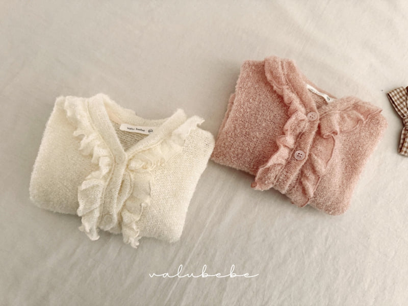 Valu Bebe - Korean Baby Fashion - #babyootd - Jane Frill Cardigan (Bebe) - 10
