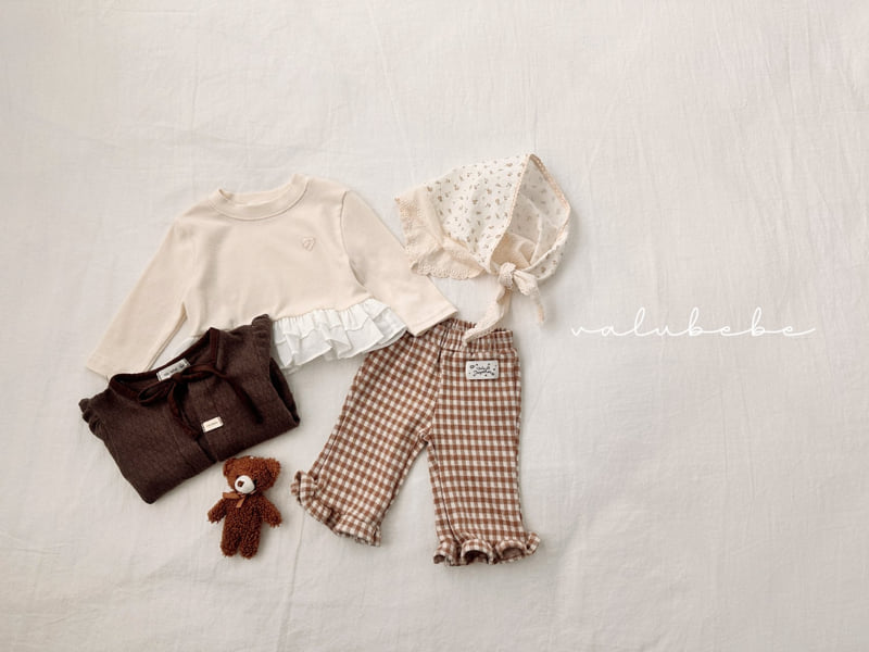 Valu Bebe - Korean Baby Fashion - #babyoninstagram - Frill Bootcut Pants (Bebe) - 4
