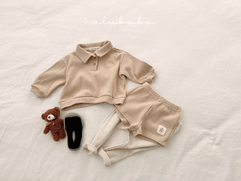 Valu Bebe - Korean Baby Fashion - #babyoutfit - Waffle Ultra Pants (Bebe) - 6