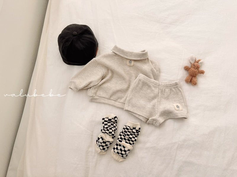 Valu Bebe - Korean Baby Fashion - #babyoutfit - Waffle Ultra Pants (Bebe) - 7