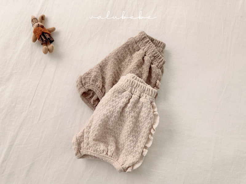 Valu Bebe - Korean Baby Fashion - #babyoutfit - Jacquard Frill Pumpkin Pants (Bebe) - 10