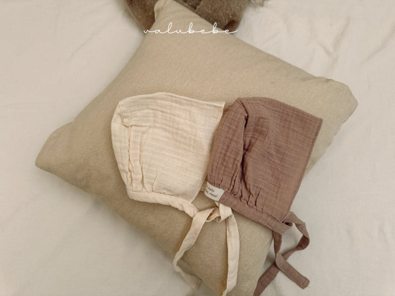 Valu Bebe - Korean Baby Fashion - #babyoutfit - Natural Bonnet Hat (Bebe) - 10
