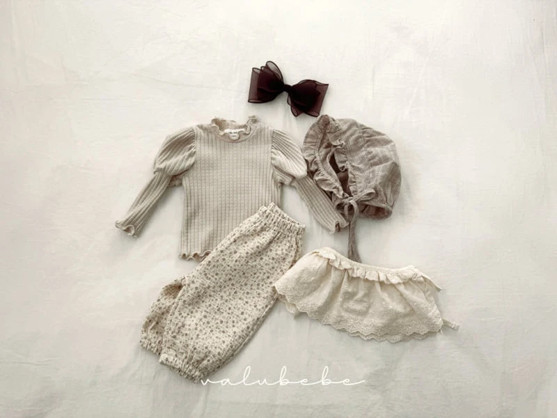 Valu Bebe - Korean Baby Fashion - #babyootd - Lala Puff Tee (Bebe) - 4