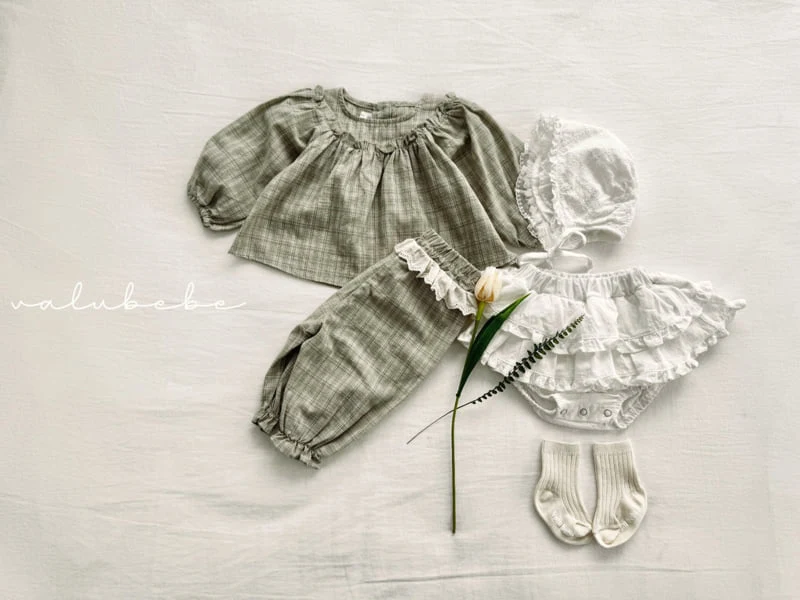 Valu Bebe - Korean Baby Fashion - #babyoutfit - Romy Puff Blouse (Bebe) - 5