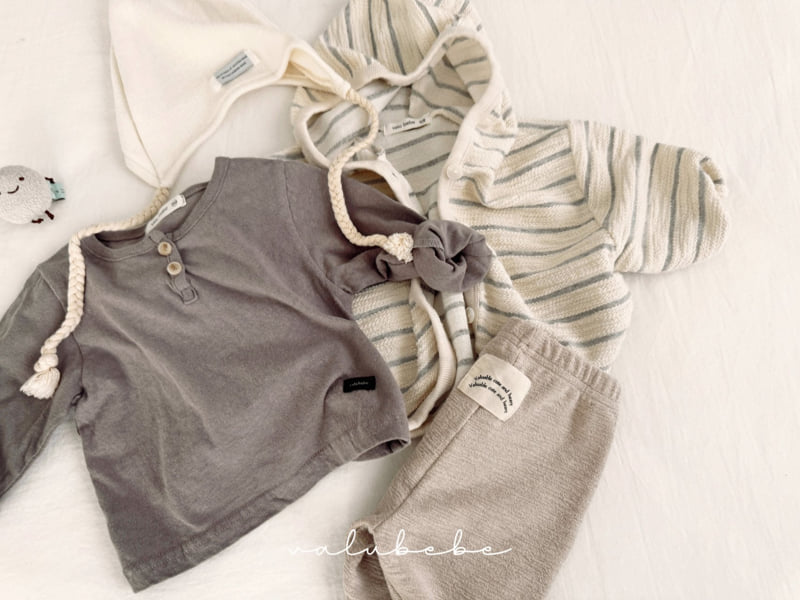 Valu Bebe - Korean Baby Fashion - #babyoutfit - Memory Slub Pants (Bebe) - 10