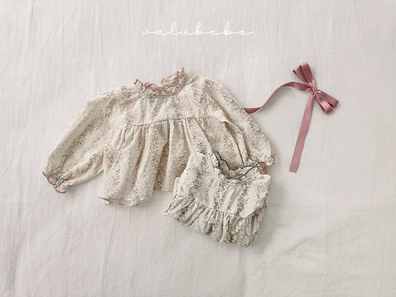 Valu Bebe - Korean Baby Fashion - #babyoutfit - Bello Frill Blouse (Bebe)