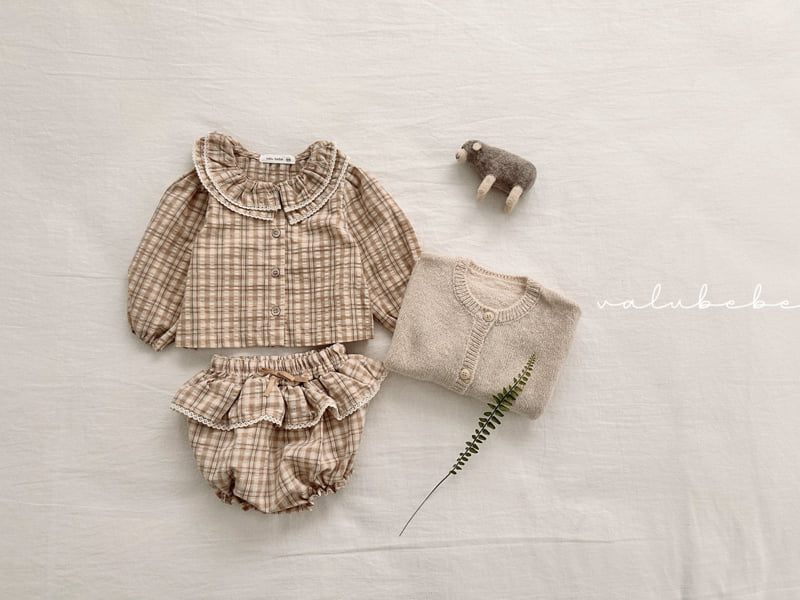 Valu Bebe - Korean Baby Fashion - #babyoutfit - Petit Check Bloomer (Bebe) - 10
