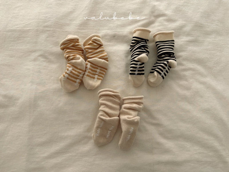 Valu Bebe - Korean Baby Fashion - #babyoutfit - Sunny Combo Socks (Bebe) - 8