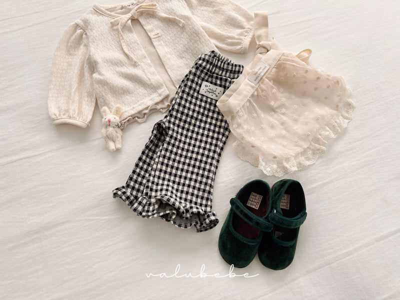 Valu Bebe - Korean Baby Fashion - #babyoutfit - Frill Bootcut Pants (Bebe) - 6